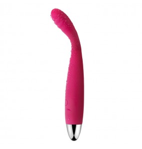 USA SVAKOM - CICI Flexible Ribbed Desgin Slim G-spot Virator (Chargeable - Red Rose)